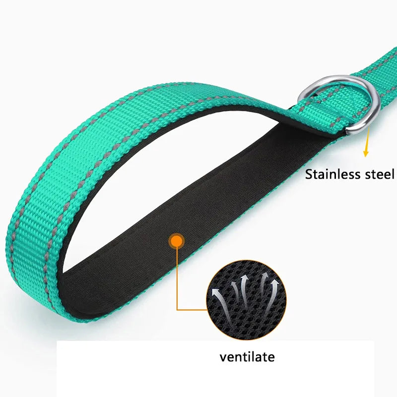 1.8m Dog Traction Rope Night Reflective Rope Pet Training Rope Cat Dog Strap Collar Lead Belt Pet  Accessories