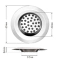 Kitchen Water Sink Drain Strainer Stainless Steel Bathroom Floor Drain Cover Shower Hair Catcher Filter Kitchen Sink Accessories