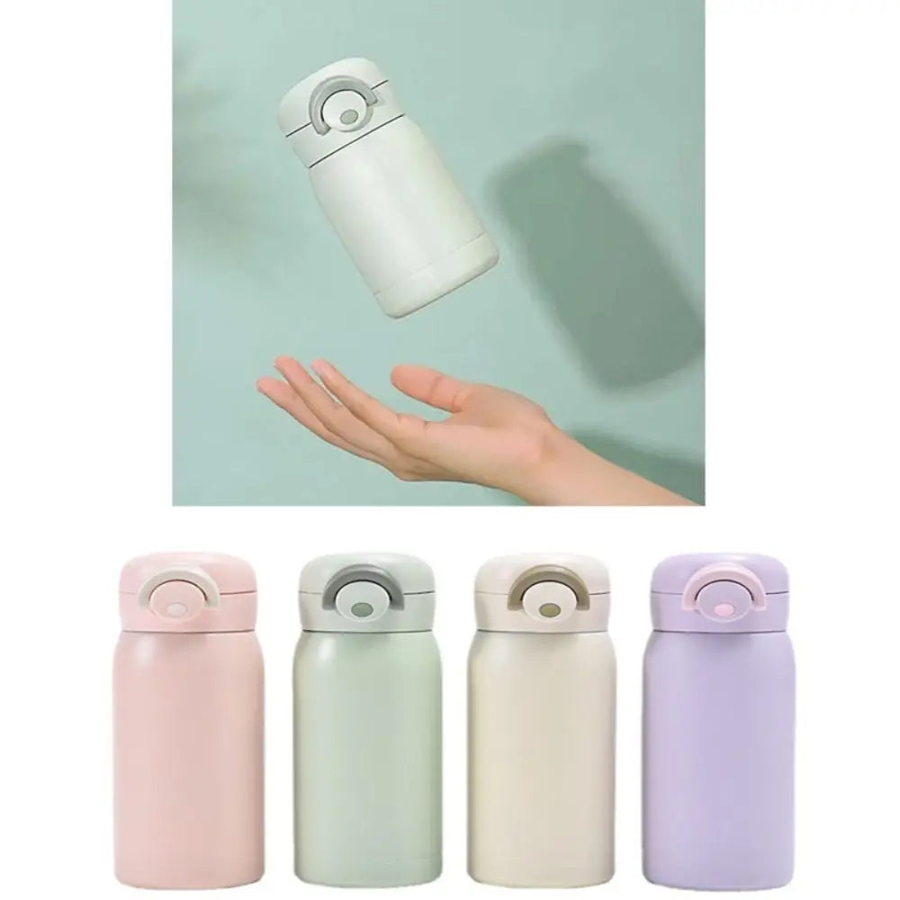 Mini Thermos Cup 220ml/320ml Stainless Steel Thermal Pocket Cup Coffee Mug Vacuum Flask Insulated Hot Water Bottle Kids Gift