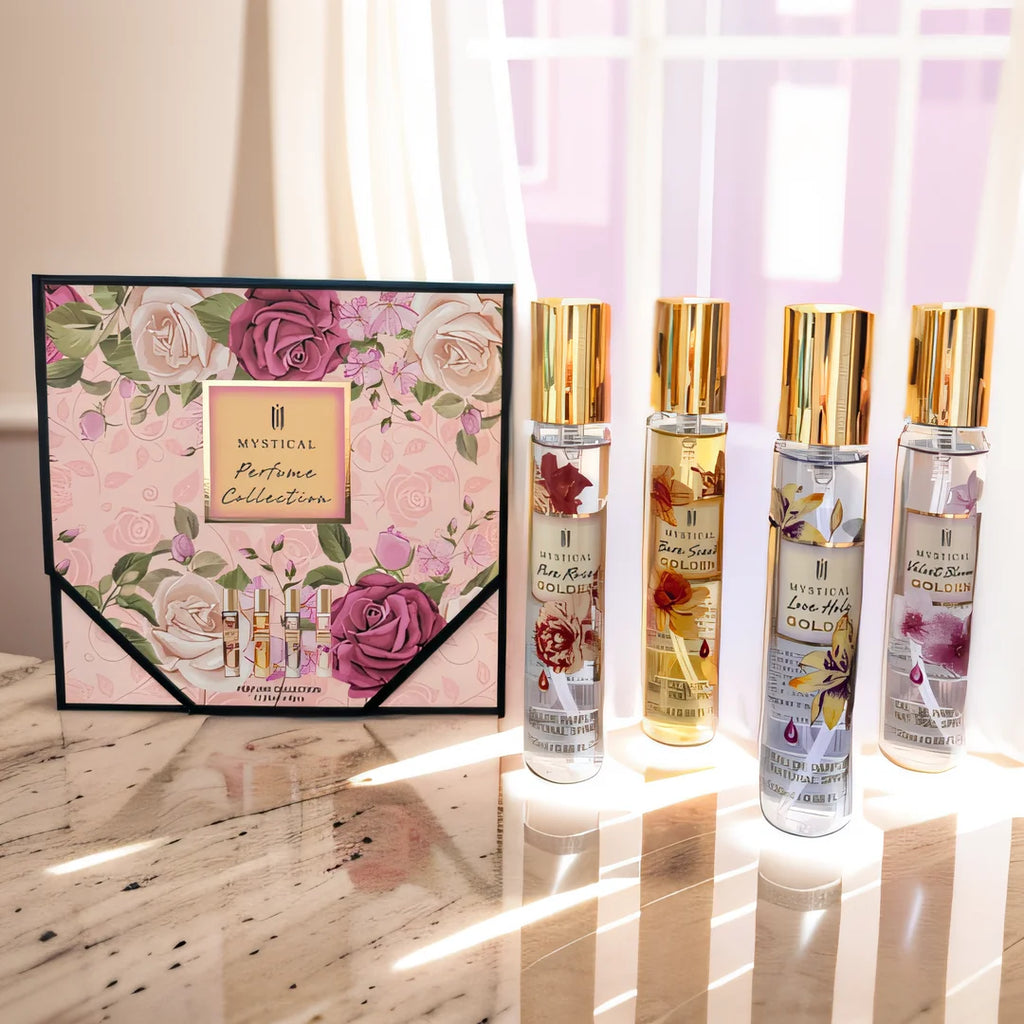 MYSTICAL Women's perfume gift box, floral fragrance fresh, unisex, travel, Mother's Day, Valentine's Day, birthday gift