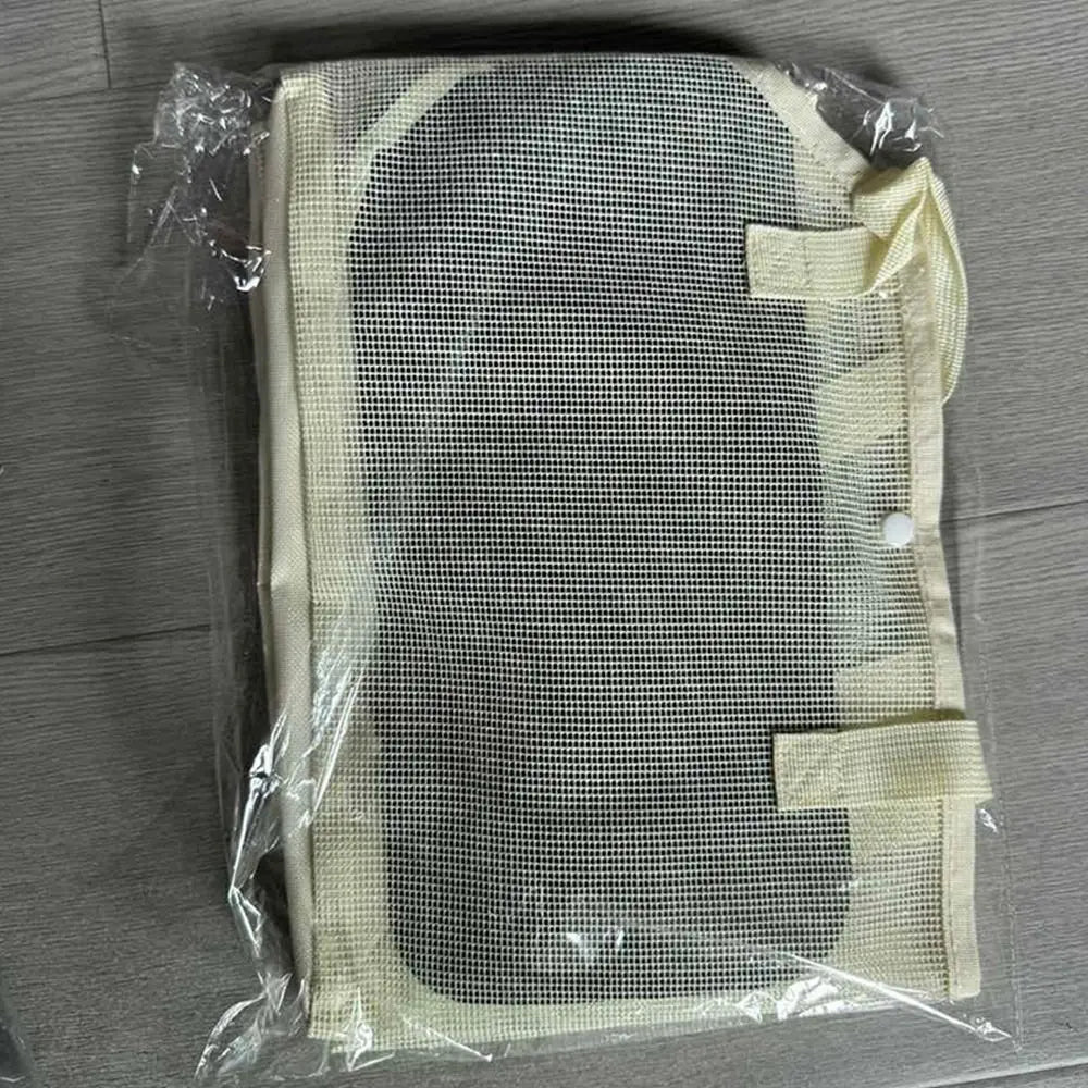 Portable Mesh Pet Carrier Bag Shoulder Crossbody Summer Use Foldable Pet Tote Comfortable Breathable Cat Carrier Tote