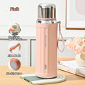 530/630ml Large Capacity Food Grade Material 304 Stainless Steel Portable Vacuum Thermal Insulation Tumbler Thermos Seal Cup