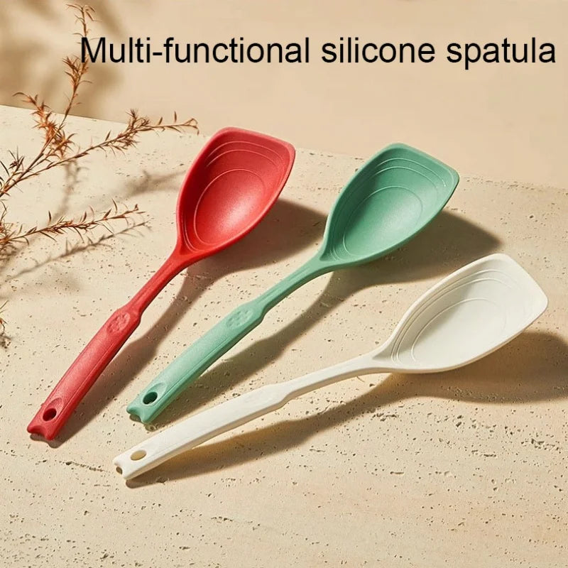 Kitchen Multi-functional Silicone Spatula High Temperature Spoon Cooking Multi-purpose Daily Non-stick Pan Kitchen Utensils