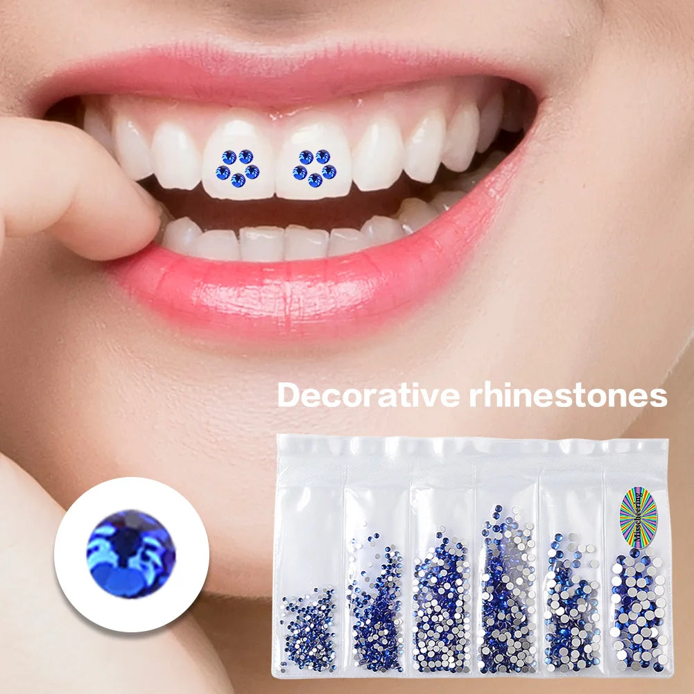 Dental Rhinestones Tooth Diamond Teeth Jewelry Tooth Rhinestones Teeth Decoration Teeth Whitening