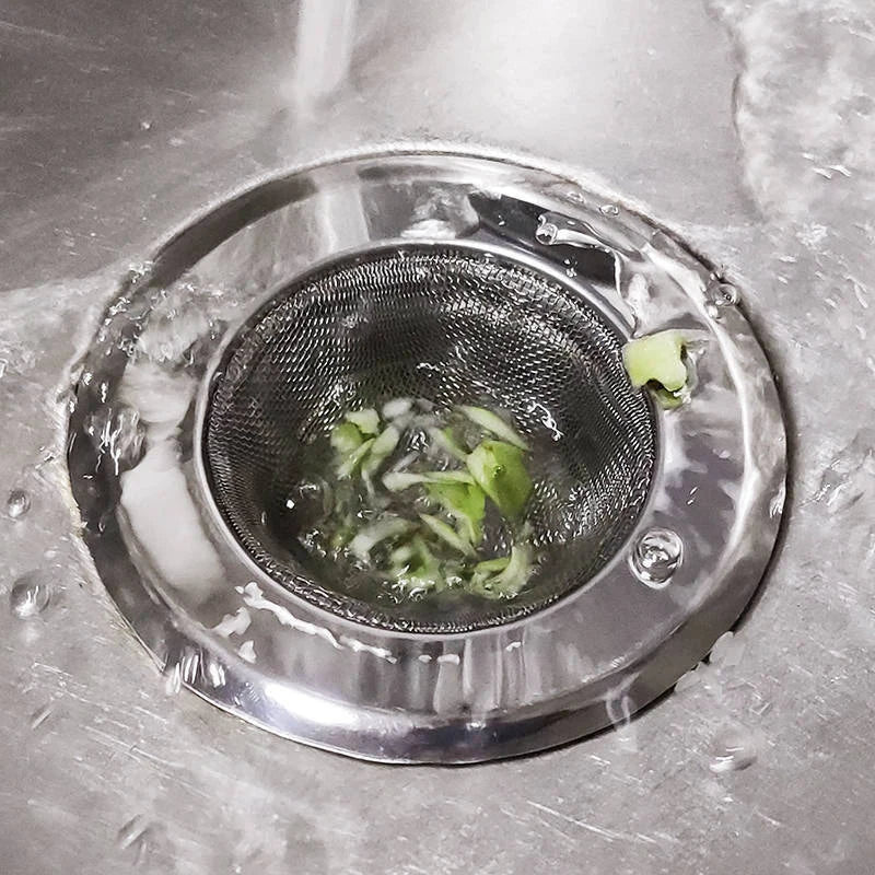 Kitchen Water Sink Drain Strainer Stainless Steel Bathroom Floor Drain Cover Shower Hair Catcher Filter Kitchen Sink Accessories