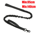 Reflective Shock Absorbing Pet Dog Leash with Car Seatbelt for Large Dogs Heavy Duty Tactical Bungee Dog Leash No Pull Dog Leash