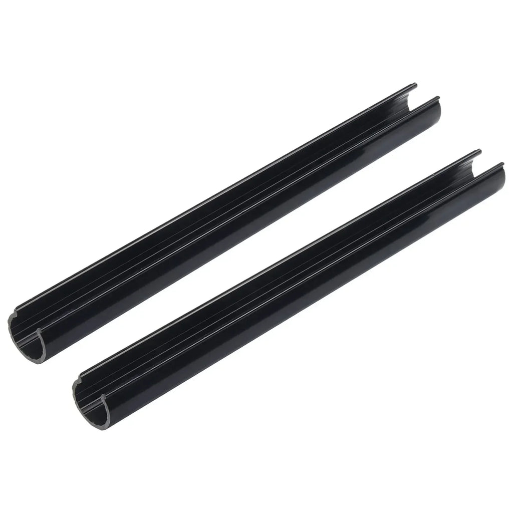 4 Set Pipes Radiator Pipe Covers Sleeve 15mm Collars Cut Fit Bathroom Chrome Black Plastic Decorative Covers Faucet Accessories