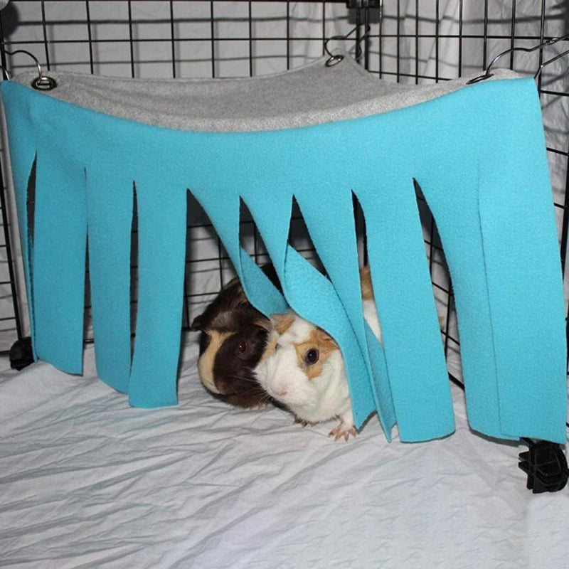 Tassel Strip Pet Tent Hideout Hideaway Guinea Pig Hamster Hedgehog Hammock Curtain Small Pets Hanging Bed Corner Nest Mat House