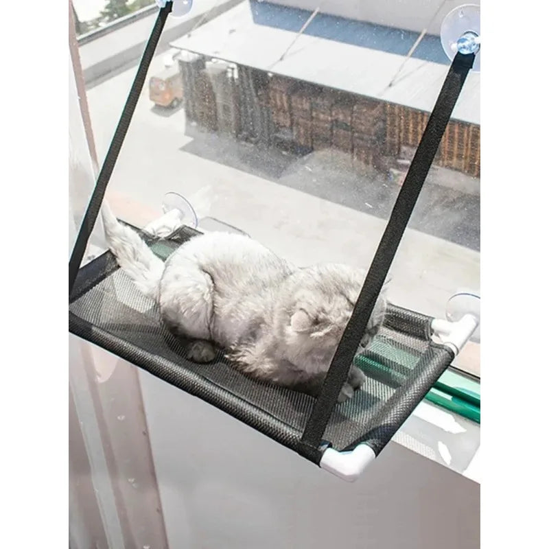 Cat Hammock Pet Summer Hammock Window Bed Home Bed Living Room Suction Cup Wall Hanging Pet Mesh Breathable Hammock Bed