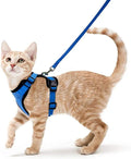 Cat Harness Lead Leash Set Walking Training Escape Proof Adjustable Reflective Pet Vest Harness Kitten Collar Pet Supplies