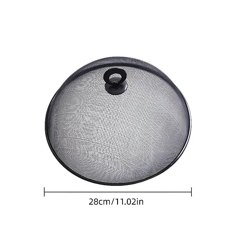 Round Shape Mesh Food Cover Protective Dish Lid Household Anti-Flying Vegetable Fruit Display Holder For Outdoors