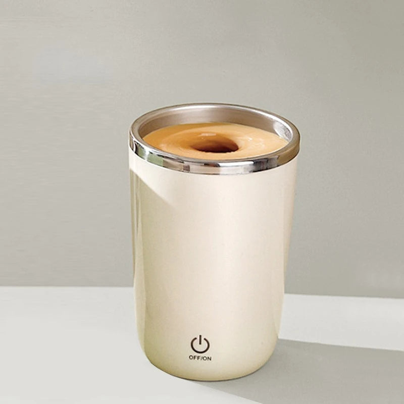 Automatic Self-contact Cup, 304 Stainless Steel Rechargeable Magnetic Cup, Smart Stirrer, Water Bottle Mugs