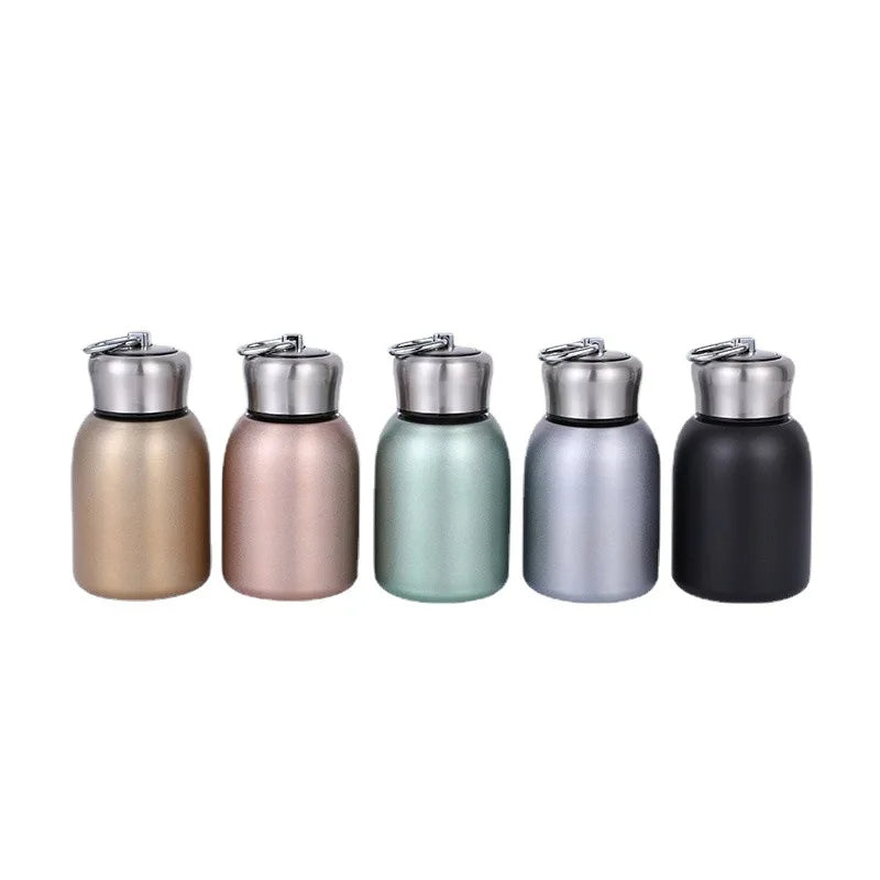 Mini Portable 300ml Fashion Thermos Flask Small Capacity Simple Potbelly Thermos Cup