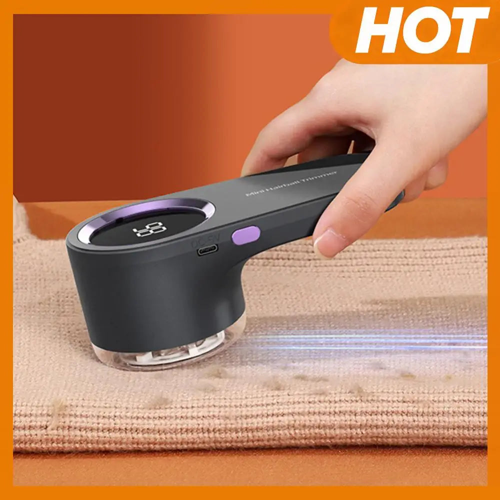 Electric Lint Remover Electric Pellet Fluff Remover USB Rechargeable Debobbler Clothes Shaver Ergonomic for Clothes Sweater