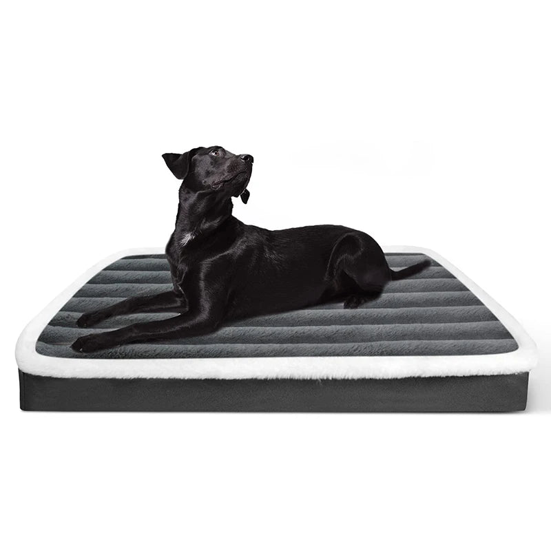 Benepaw Soft Orthopedic Dog Bed Washable Nonslip Egg Crate Foam Kennel Pad Pet Sleeping Mat Cushion For Small Medium Large Breed