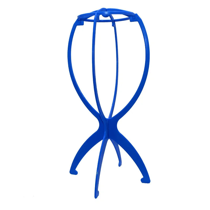 1PCS Folding Wig Stand Holder Plastic Adjustable Portable Hat Display Stand Durable Mannequin Dummy Head Plastic