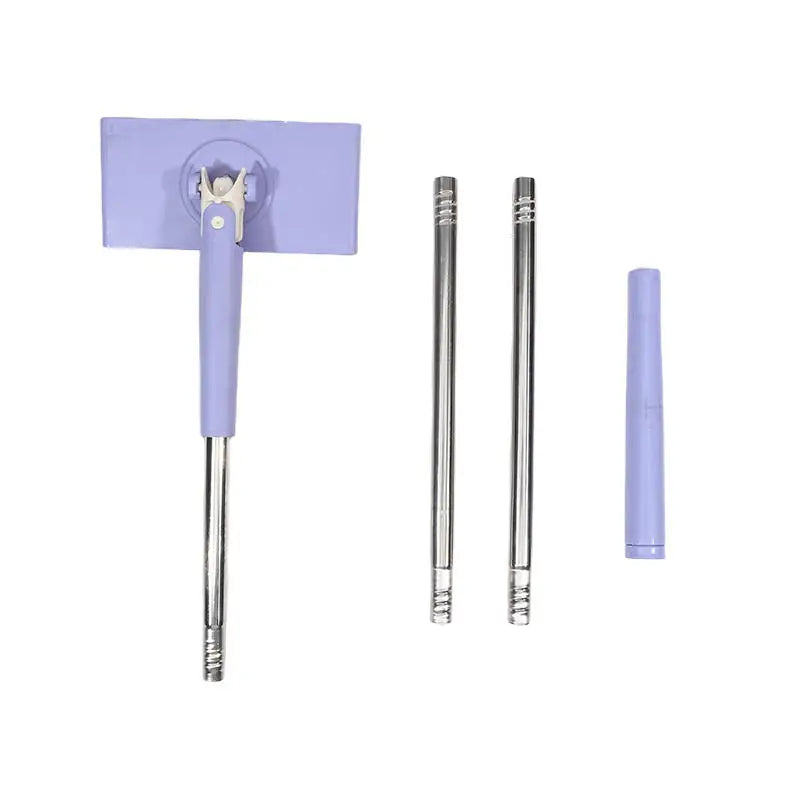Hands-Free Cleaning Mop for Floor/Window 360°Rotation Mini Mop for Wet Wipes Household Kitchen Cleaning Tool