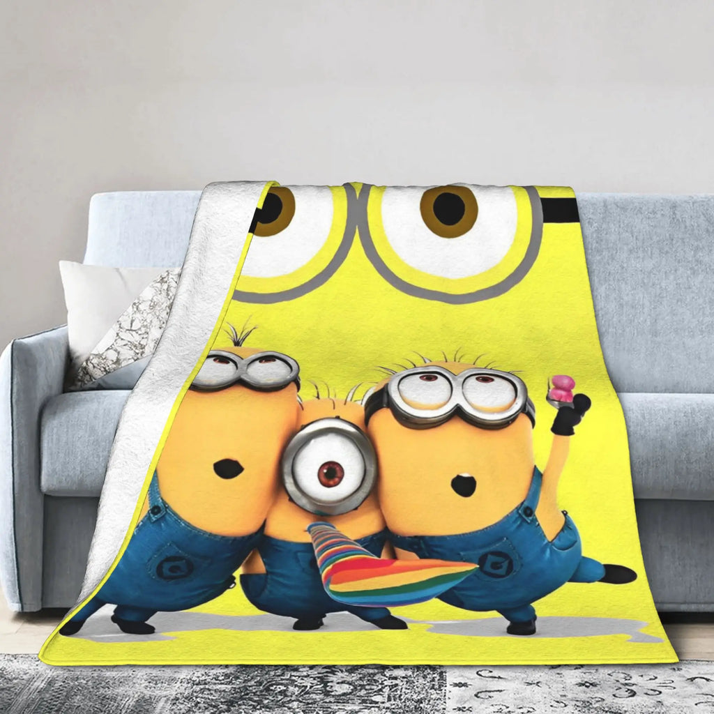 Kevin Dave  Wool Blankets Comedy Cartoon  Awesome Throw Blankets for Home 150*125cm Bedspread