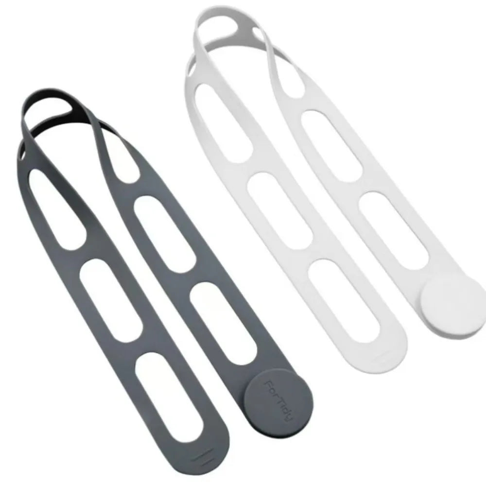 3/4pcs Silicone Slow Cooker Latch Strap Secure Hold Elastic Bundling Strap Multi-Use Adjustable Self-Lock Pot Lid Tie