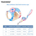 TOUCHDOG Illusion Series-Sunflower Corset Dog Leash Small Dog Bichon Frise Chest Belt Pet Universal Corset