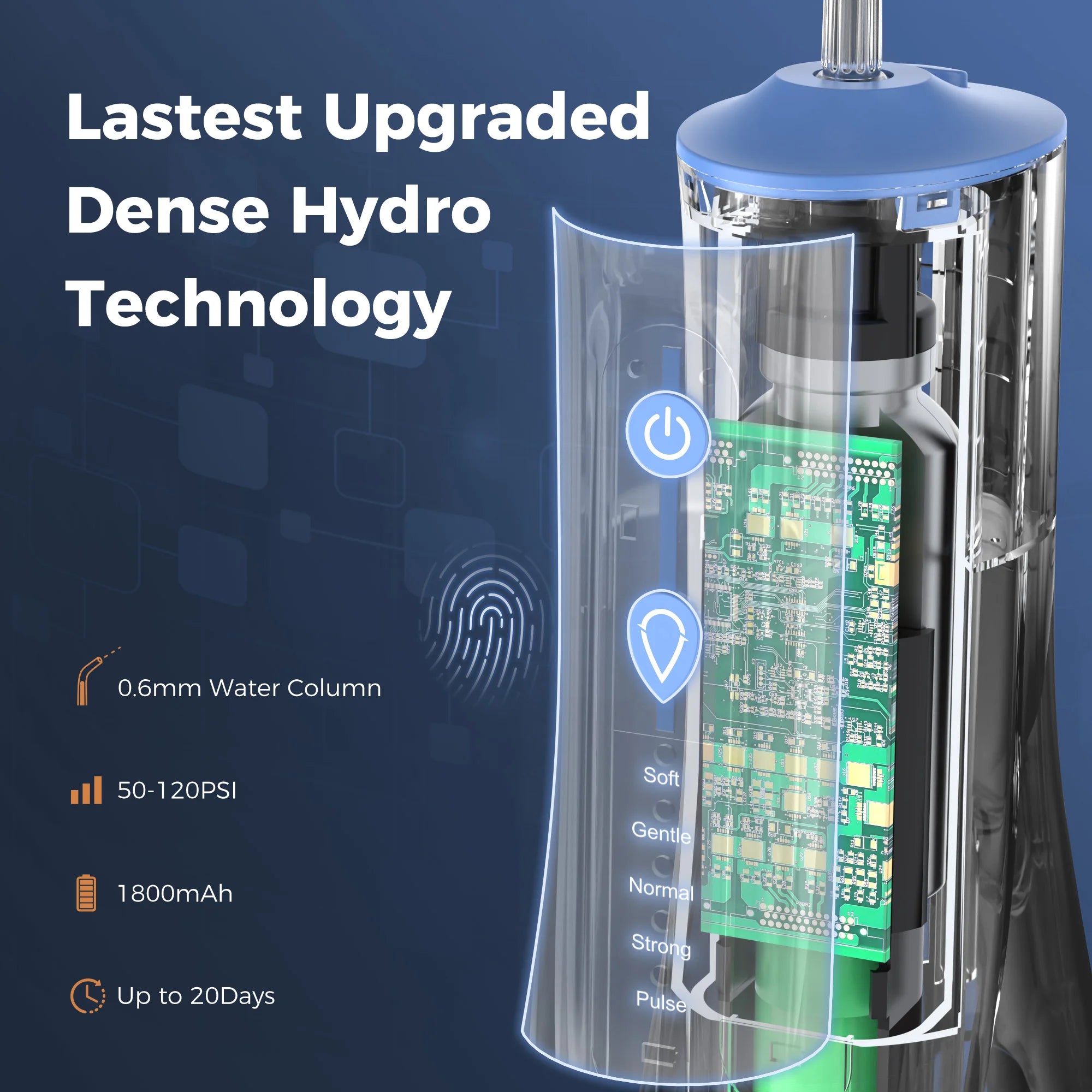 Sejoy Electric Water Flossers Oral Irrigator Rechargeable Portable Dental 5 Modes Water Tank Teeth 300ML Waterproof Cleaner