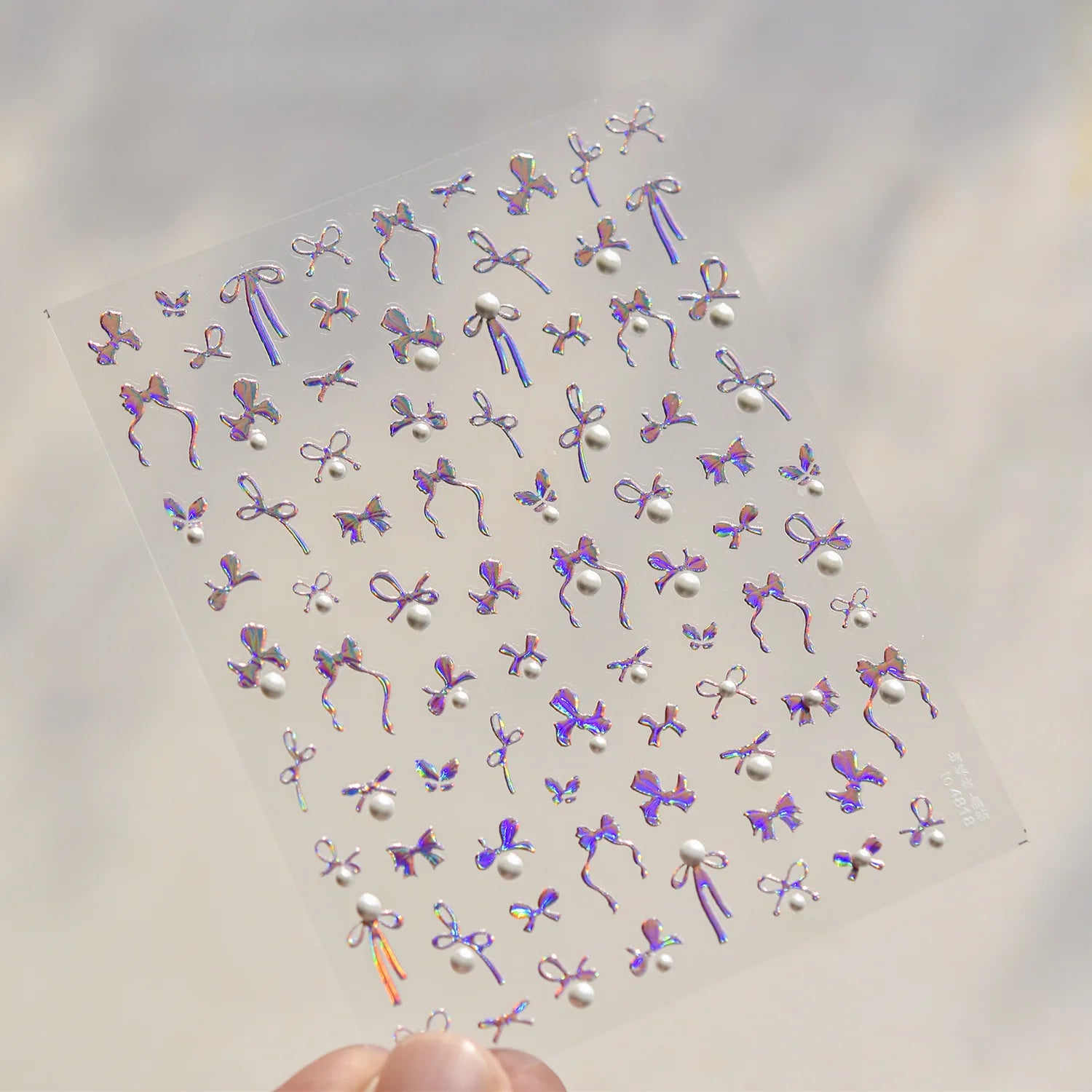 2pcs 5D Kawaii Plum Blossom Nail Stickers Fashion Chinese Flower Nail Art Decoration Self-Adhesive Decals DIY Slider Accessories