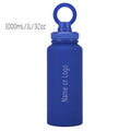 PuraCool Custom Water Bottle with Phone Holder 1000ML 32oz Magnetic Tumbler Name Personalized