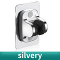 3pcs Silver Bathroom Shower Head 5 Gear Adjustable High Pressure Water Saving Shower Stop Switch With Hose And Holder Bathroom