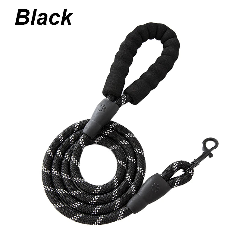 3m pet Reflective Nylon tow rope non slip foam handle pet Adjustable towing ropes  large middlesmall dogs outdoors Pet Supplies