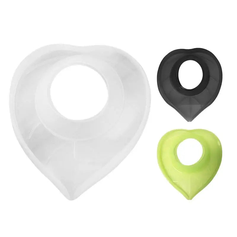 Heart Shape Silicone Faucet Mat Kitchen Sink Countertop Protector Splash Catcher Faucet Draining Mat household Accessories