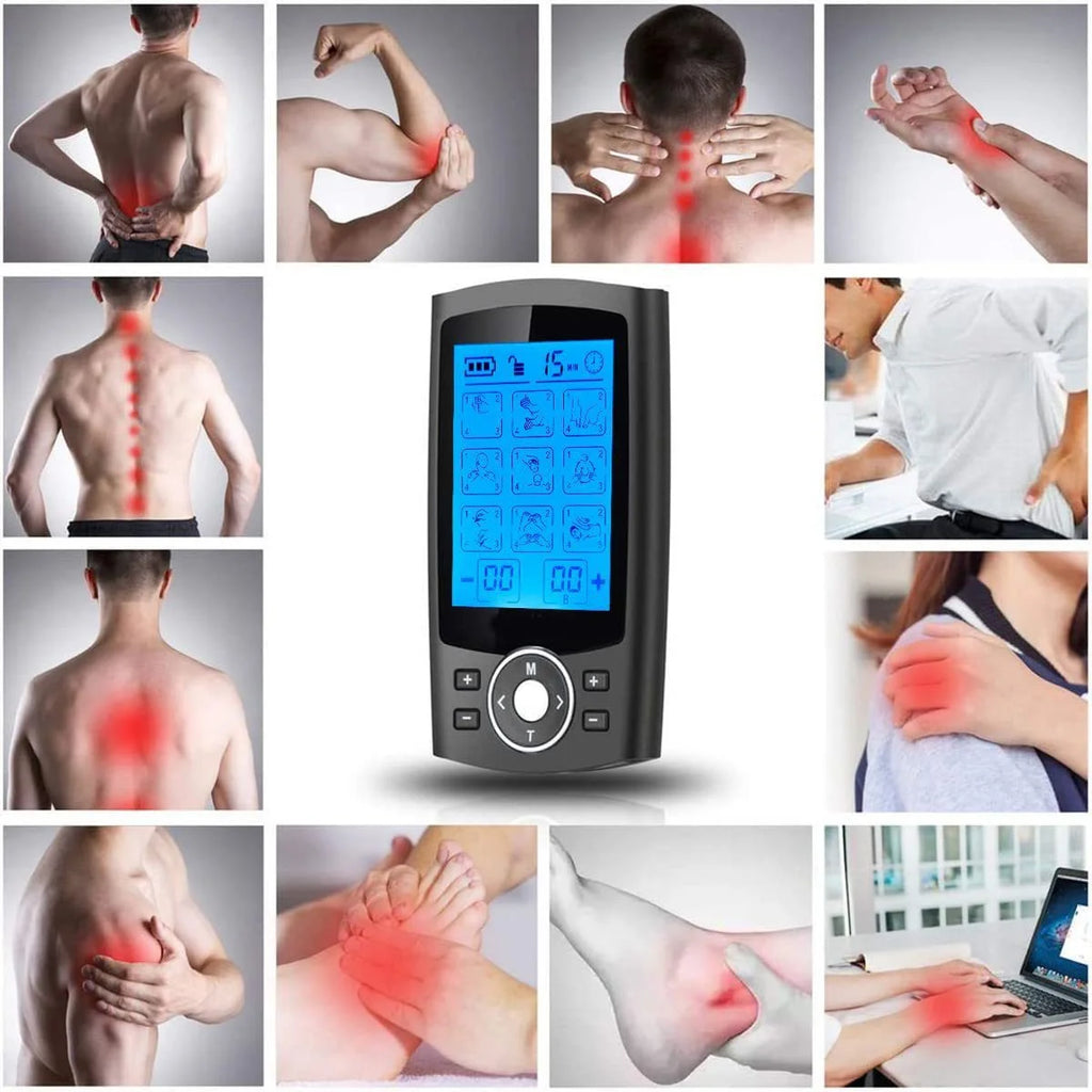 Tens Massager Electric Muscle Stimulator 36-Mode EMS Acupuncture Body Massage Therapy Electrostimulator Slimming Machine