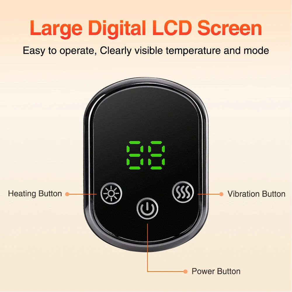 Electric Heated Neck Massage Belt with 5 Adjustable Temperature Levels for Warmth And Neck Massager Muscle Relaxation