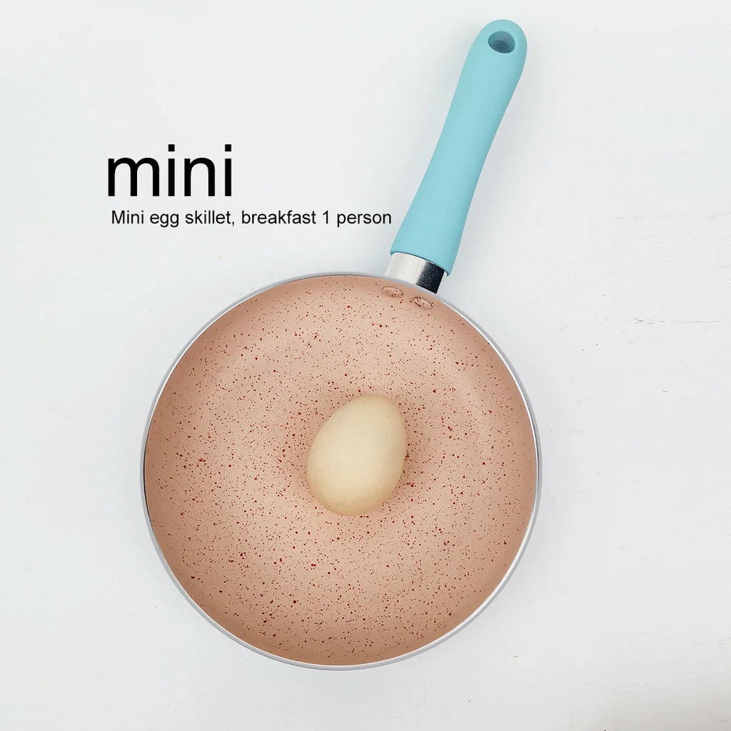 16cm Mini Non-stick Frying Pan Egg pan Breakfast Omelet Pans Skillet Pancake Home Induction Gas Stove Saucepan Kitchen Cookware