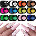 Nail 12 Colors Plasticine Gel for Nails DIY Carve Patterns 3D UV Gel Acrylic Carving Flowers Accessories for Manicure Art Tools