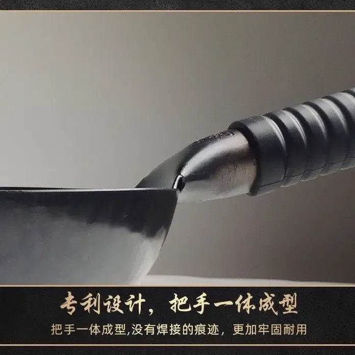 Authentic Zhangqiu Iron Pan Official Flagship Hand-Forged Flat-Bottom Non-Stick - Healthy Stir-Fry & Steam Cookware for Home