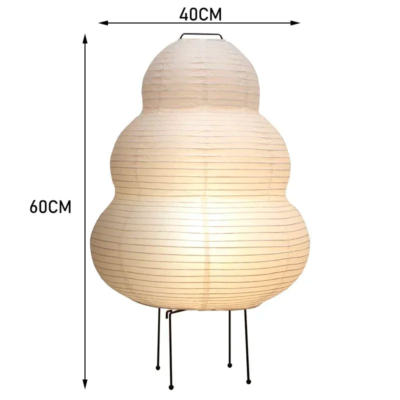 Japanese Noguchi Rice Paper Suitable for Bedroom Atmosphere Bedside Lamp Living Room Study Decoration Lighting Desk Lamp