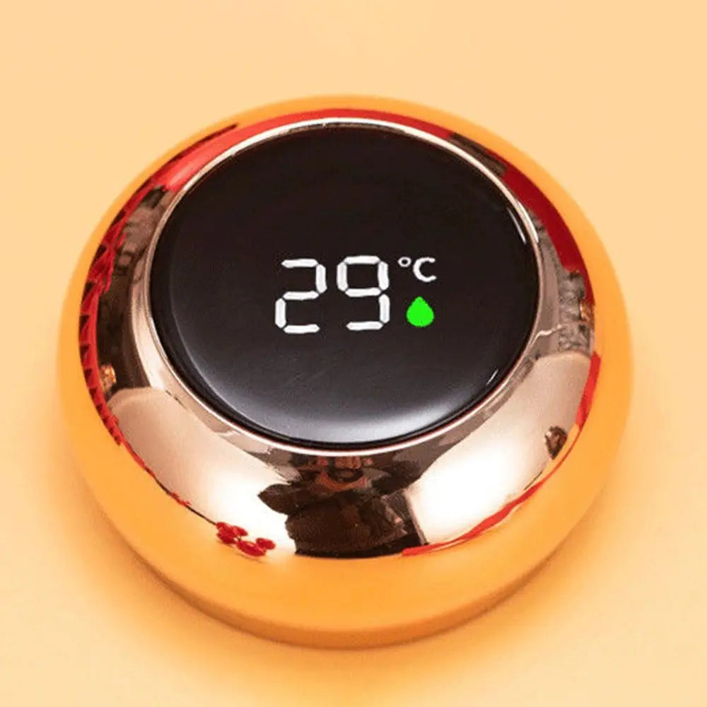 304 Stainless Steel Insulated Cup Leak-Proof 230ml Coffee Mug Chinese Style Temperature Display Vacuum Pocket Cup Outdoor