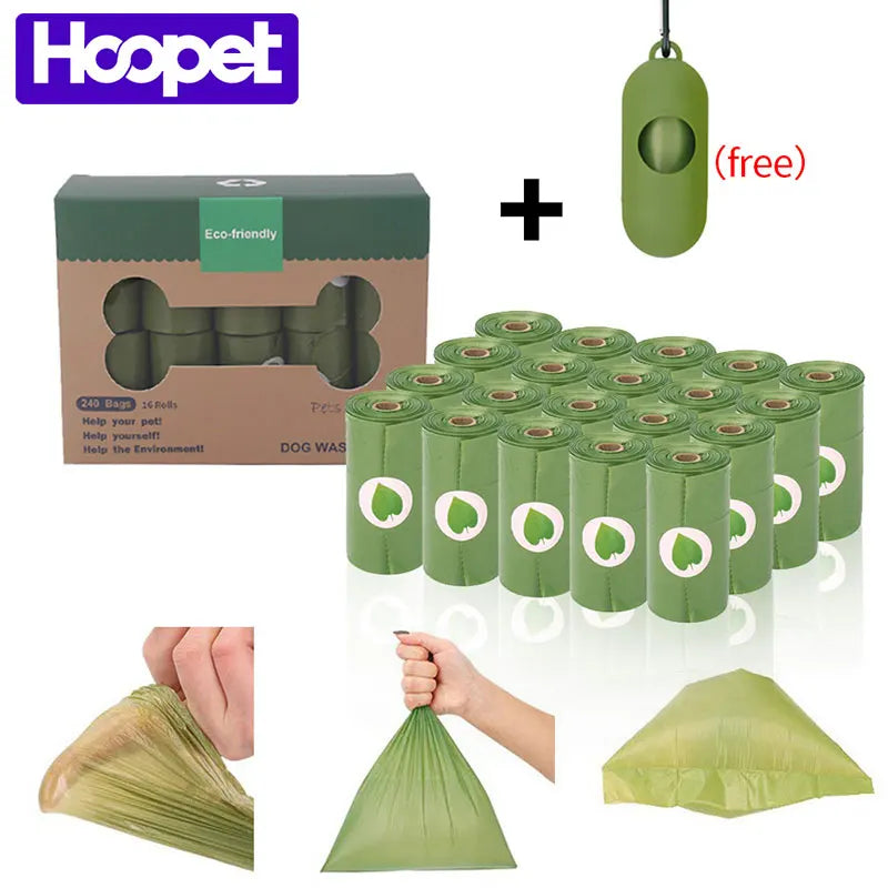 HOOPET Dog Poop Garbage Dispenser Outdoor Home Clean Box Waste Bags For Pet Leash Poop Bags Pick up Tools Pet Accessories