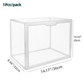 Display Case Dustproof Clear Storage Bins Containers Organizer Bag Show Box for Figures/Toys/Collectibles/Gundam/Car Model/Lego