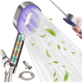 Shower Heads with Handheld 3 Spray Combo, High Pressure Shower Head, Detachable Filtered Shower Head for Hard Water