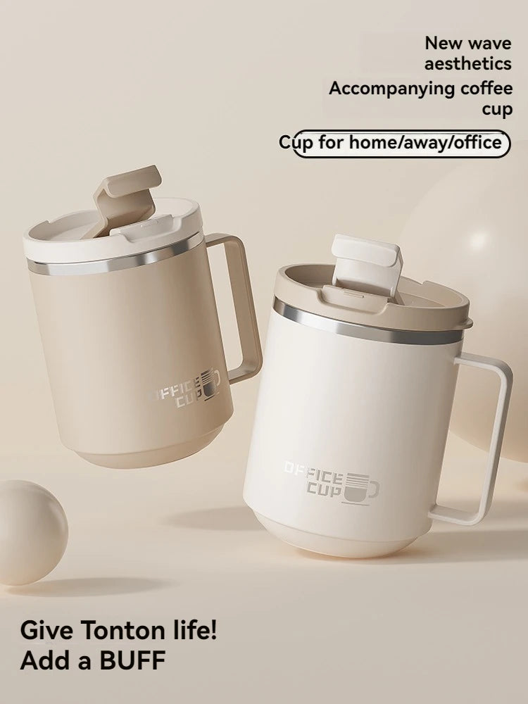 Milk Coffee Cup Stainless Steel Double Wall Thermal Insulated Water Cups and Mugs Metal Coffee Cup Mug