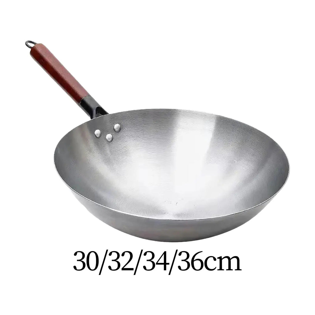 Frying Pan Nonstick Skillet Multifunctional Iron Food Stalls Portable Household Restaurant Lightweight Omelette Pan Wok Pan