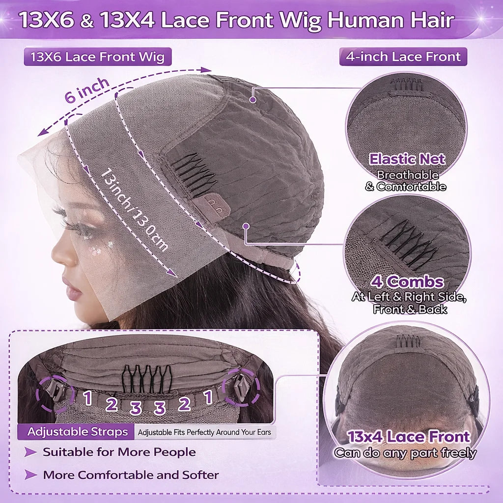 Short Bob Wig Transparent Lace Frontal Wigs Human Hair 100% Straight Bob Wigs Pre Plucked 13x4 Lace Front Wigs For Black Women