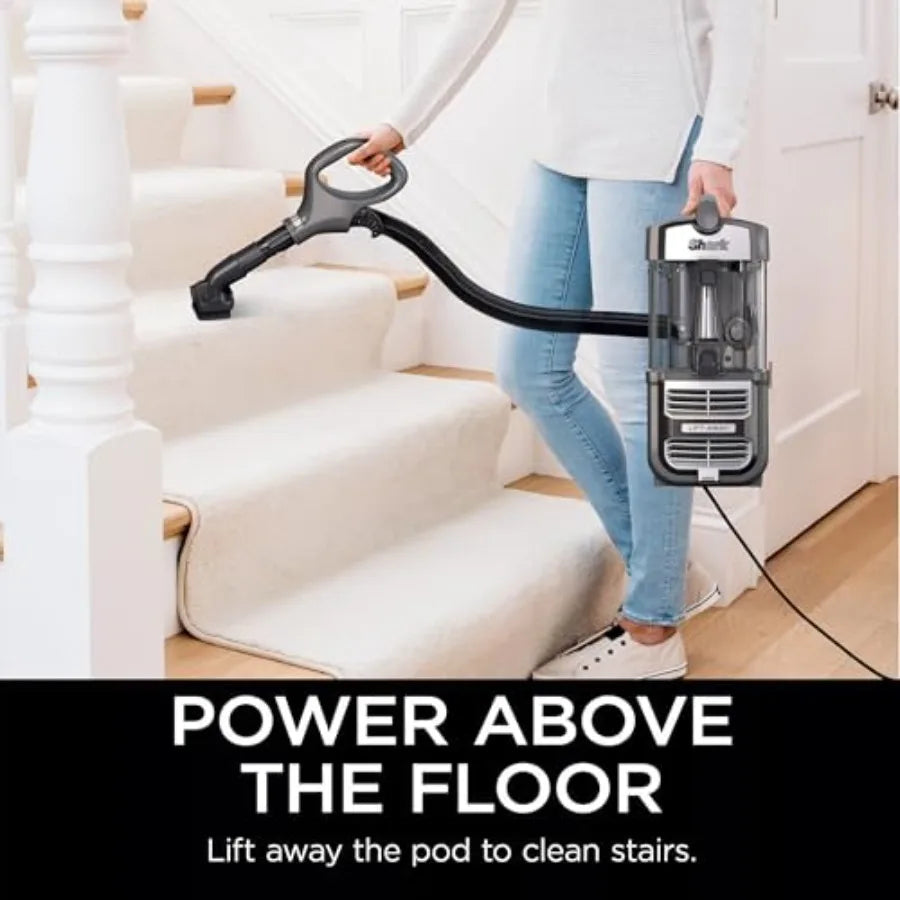 UV730 Navigator Lift-Away Upright Vacuum PowerFins HairPro Self-Cleaning Brushroll HEPA Filter with Anti-Allergen Technology LE