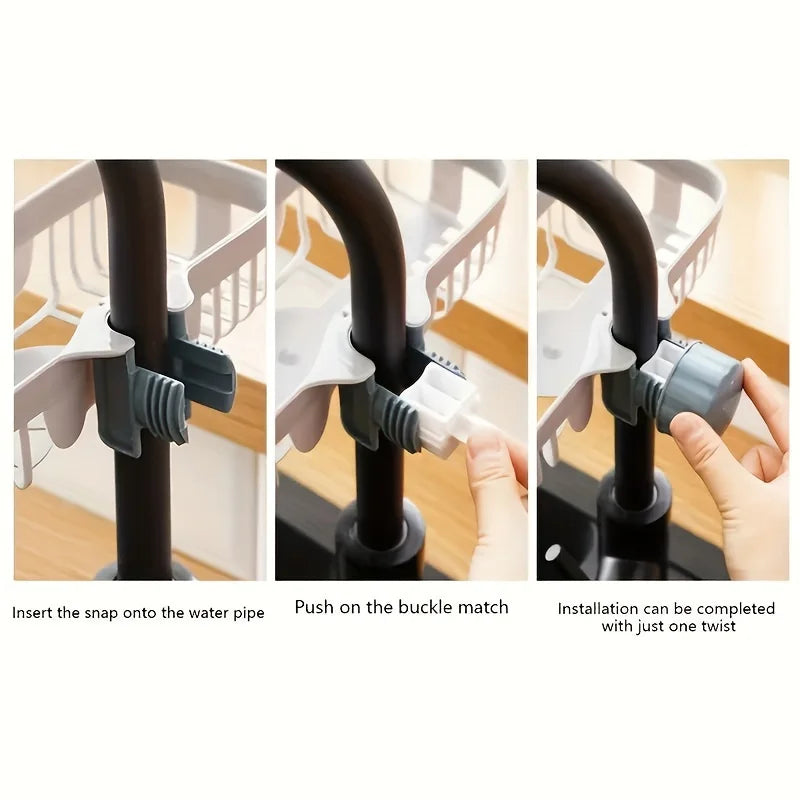 1PC Home and kitchen utensils, faucets, storage racks, plastic sinks, drainage and storage racks, divine tools