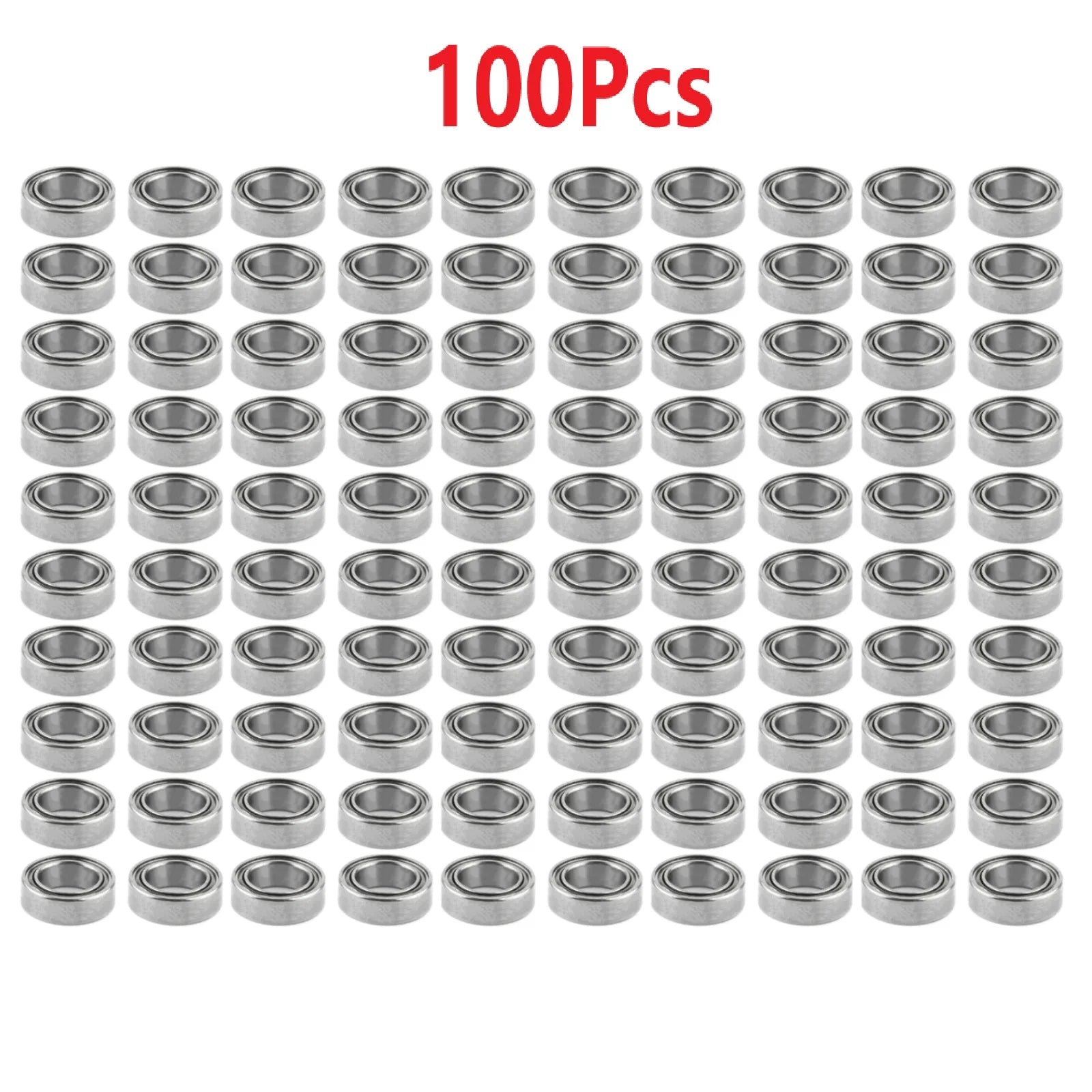 100Pcsk 5x8x2.5mm Metal Shielded Ball Bearing Steel Bearings MR85ZZ Bearings