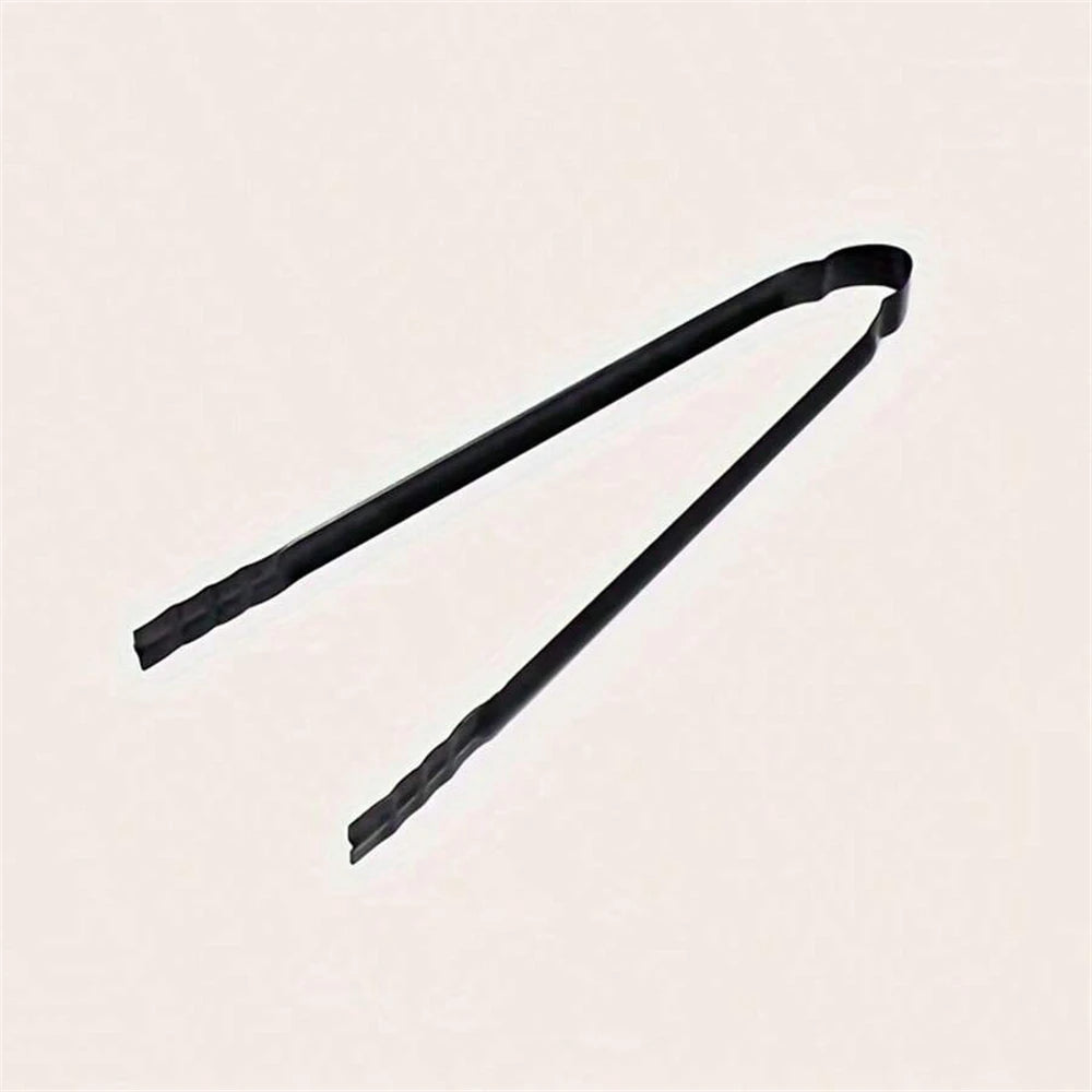 1PC BBQ Charcoal Tongs Multifunctional Charcoal Serving Tools Metal Clip Tongs for Hiking Cooking Fireplace Grill