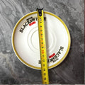 High Quali Cerc Bla And White Milk Tea Cup And Plate Hong Kong Sle Tea Restaurant Milk Coffee Cup Set Cute Cerc Cup