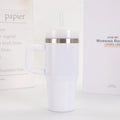 14oz Car Mug with Handle Double-layer Vacuum Coffee Cup Portable Sport Water Bottle 304 Stainless Steel Travel Thermal Cup