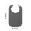 Adult Bibs for Eating Unisex Dining Clothing Protectors for Elderly and Adults Adjustable Machine Washable Towel Mouth Wipe
